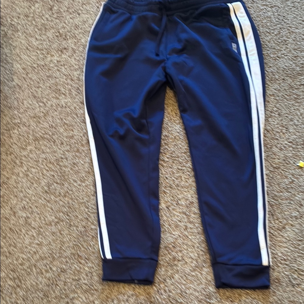 Justice Blue and White Athletic Joggers